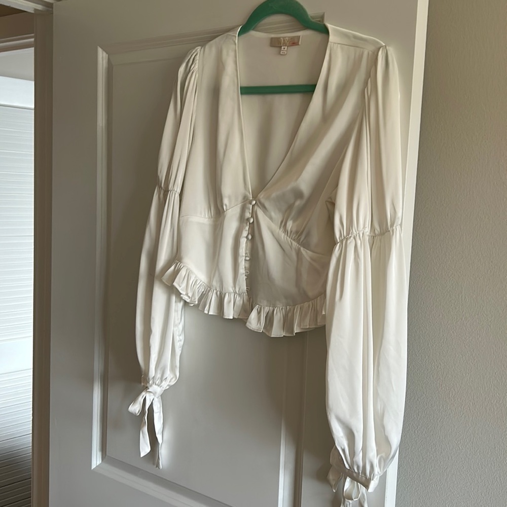 White WAYF blouse